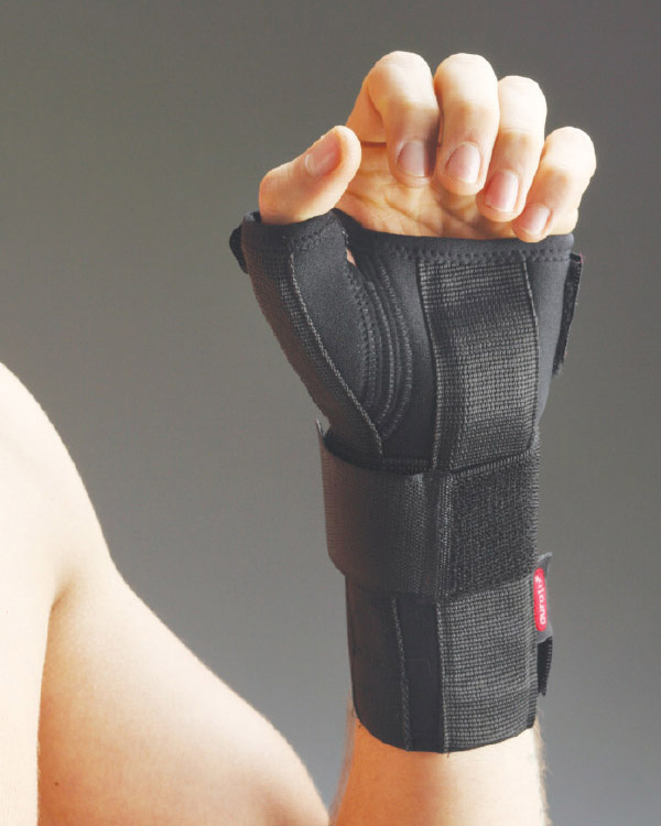 [604 SAG-RIGHT S] NEOP. WRIST SPLINT WITH THUMB SUPP. (RIGHT S)