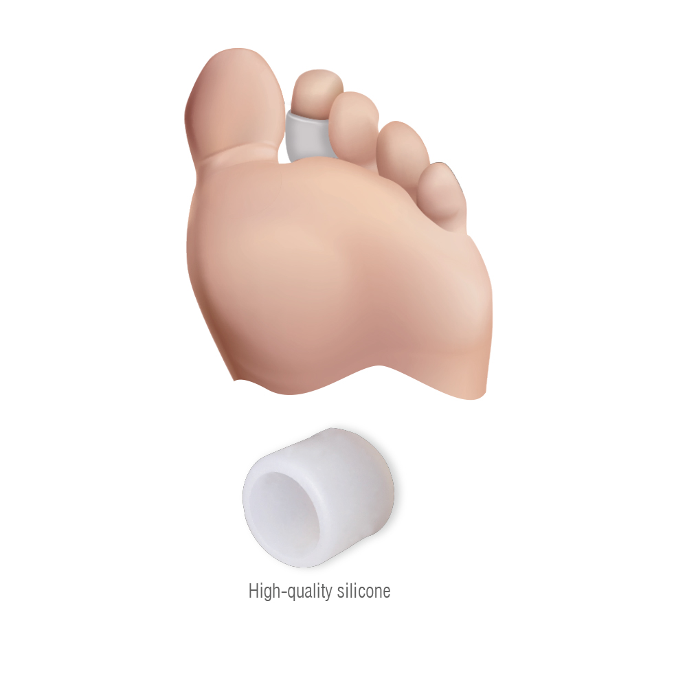 [814-1 NUM] SIL. TOE RING (1 NUM)
