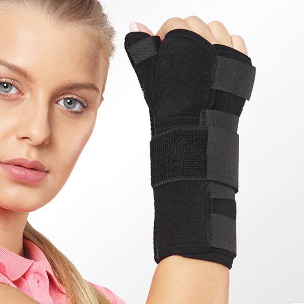 [3608 SAG-RIGHT] STD. WRIST SPLINT WITH THUMB SUPP. (RIGHT)