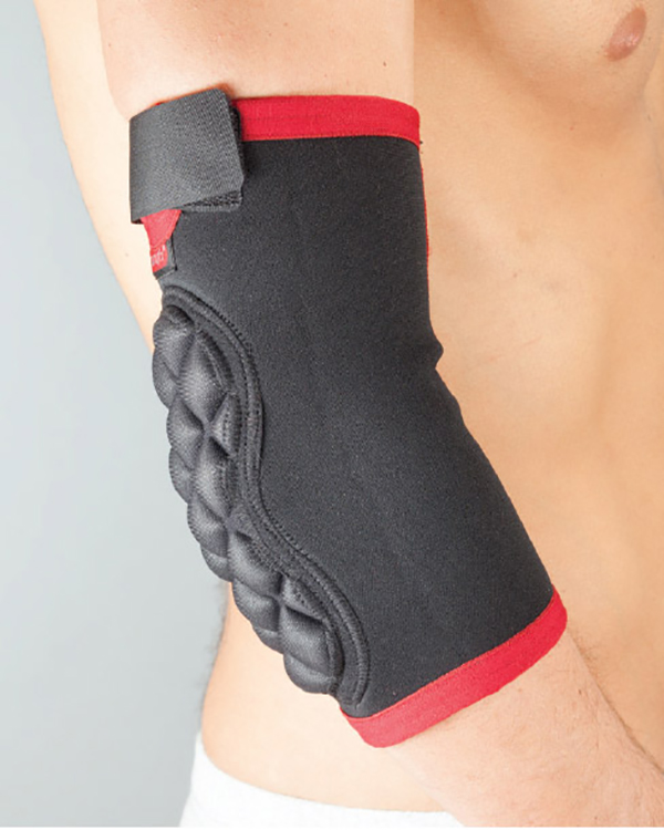 [302A S] ELBOW SUPP. WHIT PAD (S)