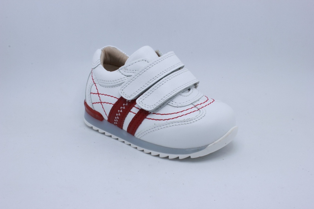 [215 (130)] Orthopedic Kids Shoes White/Red (21)