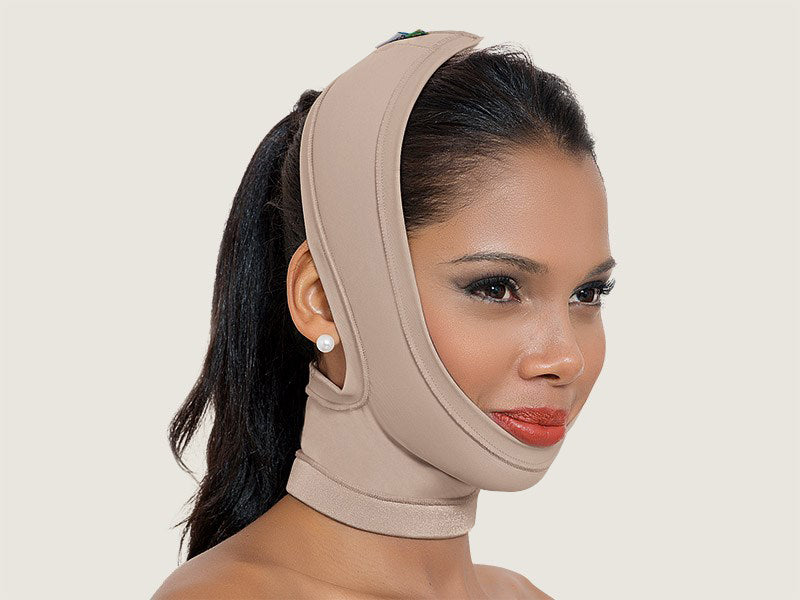 Deliciously Soft Head, Chin, and Neck Compression Band.