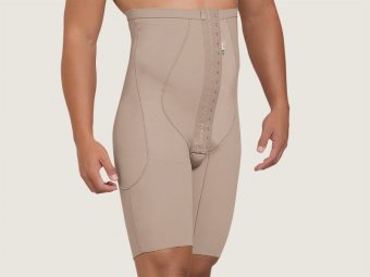 [4065] Pristine Invisible Post-Op Slimming Toning Abdominal Shaper w Thigh Slimmer.