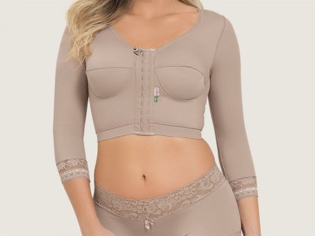 [4010] Comfy Post-Surgical Firming Support Brassiere-Chest-Arm Compression Vest.